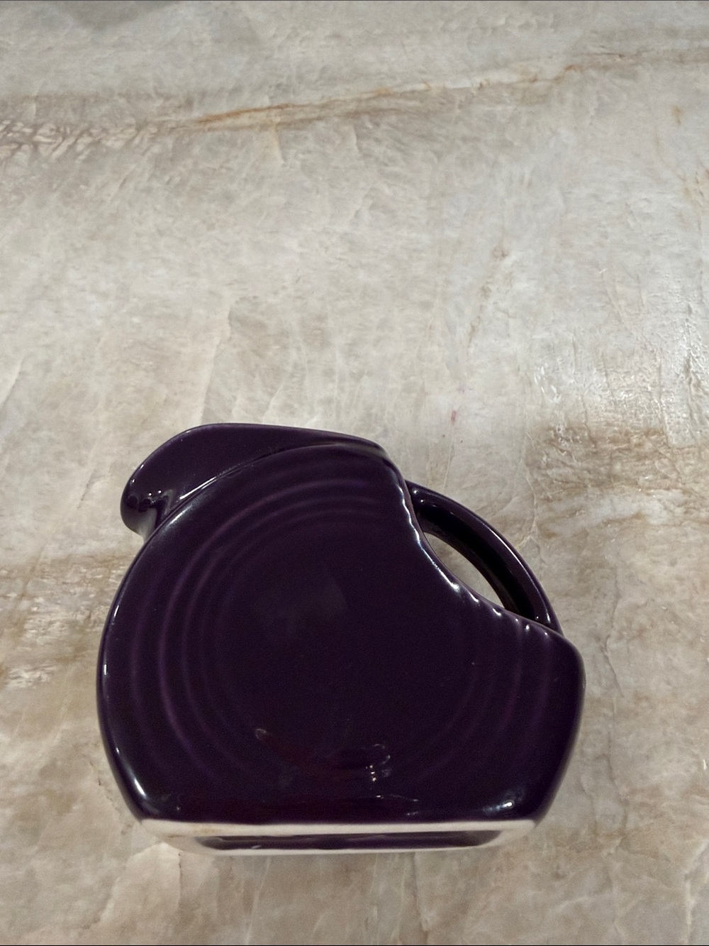 Retired Plum Fiestaware Mini Disc Pitcher